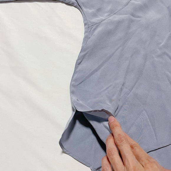 3/4 Sleeve 100% Silk Blouse - Picture 5 of 10